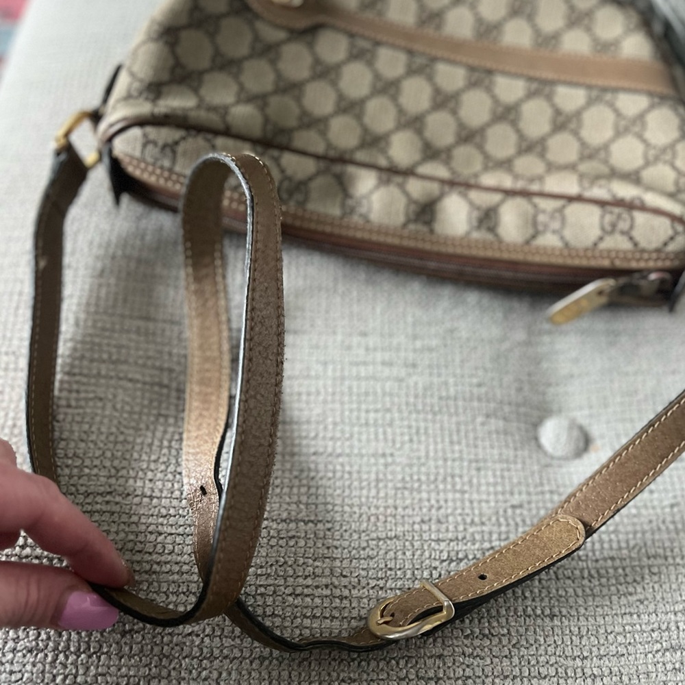 Gucci Brown GG Canvas Shoulder Bag - Picture 6 of 12